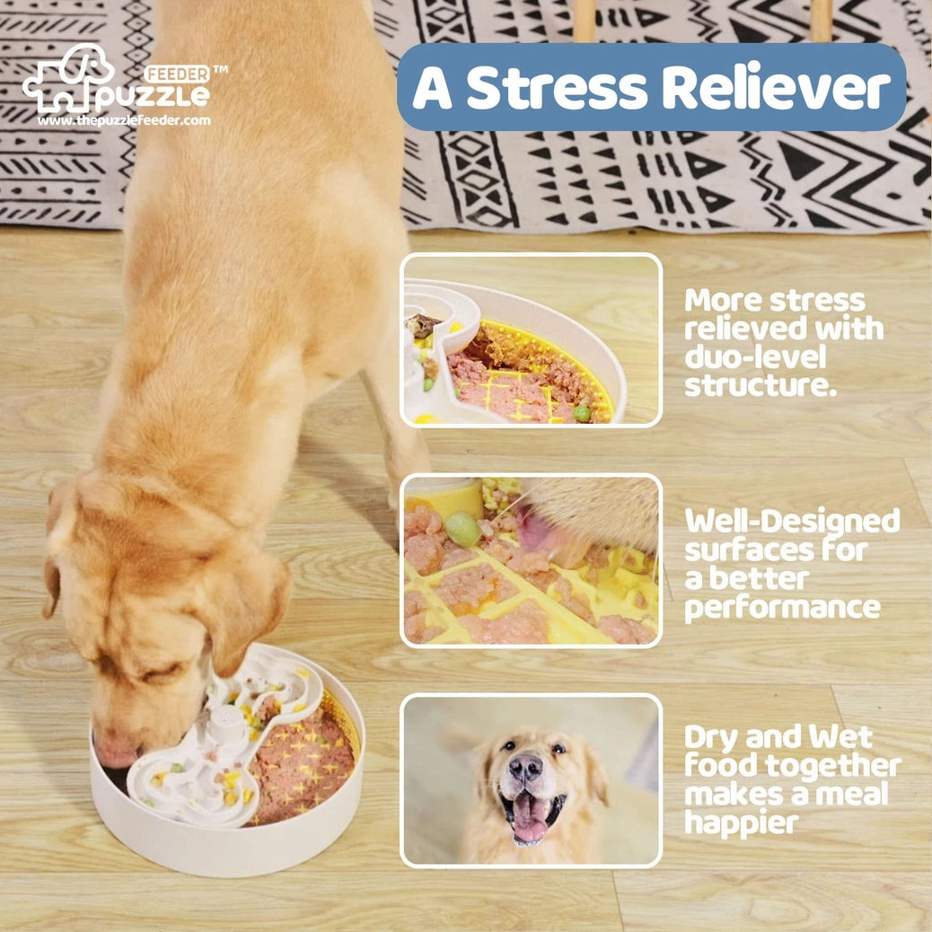 Puzzle Feeder Slow Feeder Dog Bowl Dog Enrichment