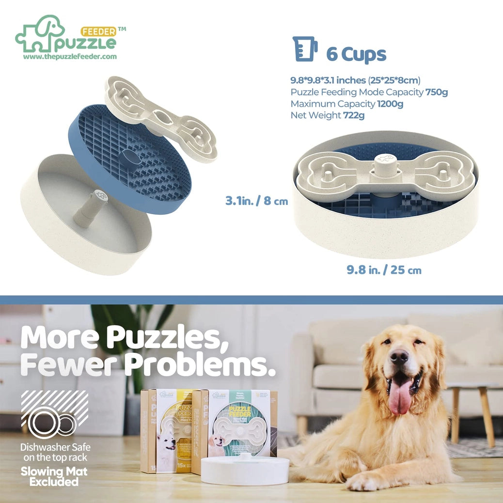 Puzzle Feeder Slow Feeder Dog Bowl Dog Enrichment