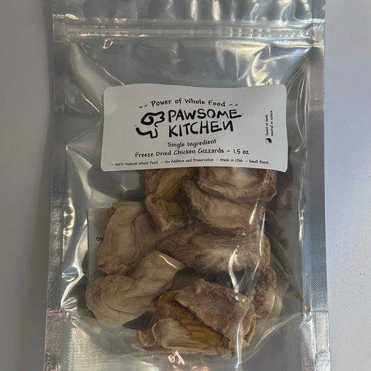 USDA Premium Handcrafted Chicken Gizzards By Pawsome Kitcken