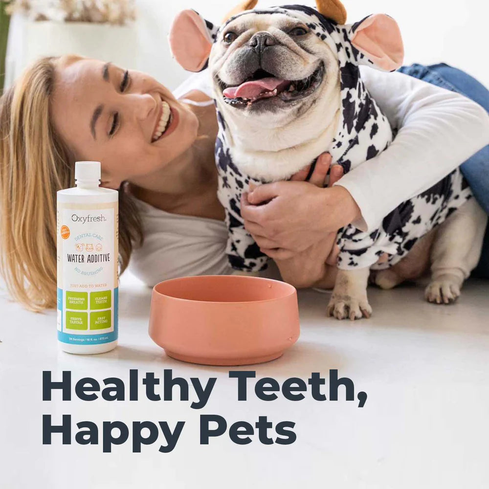 Premium Pet Dental Water Additive | Easiest Way to Eliminate Dog and Cat Bad Breath