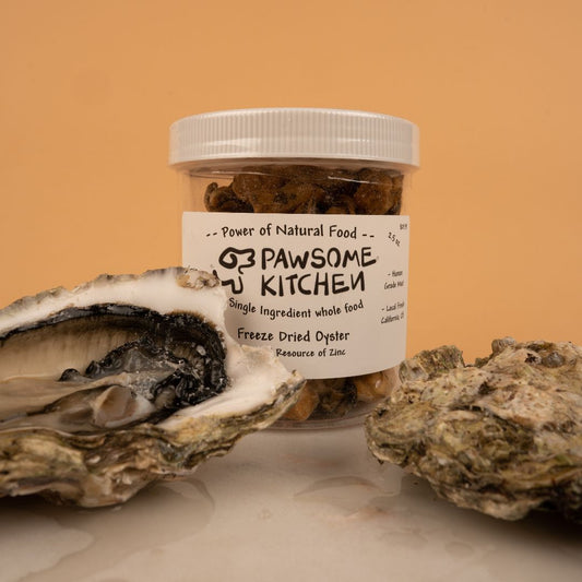 Premium Freeze Dried Oyster by Pawsome Kitchen