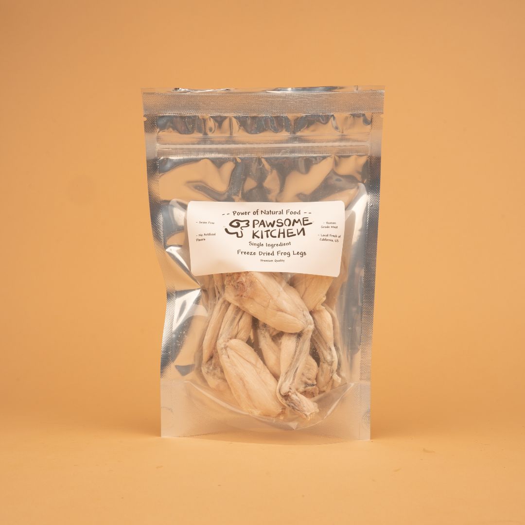 Premium Freeze Dried Frog Legs by Pawsome Kitchen