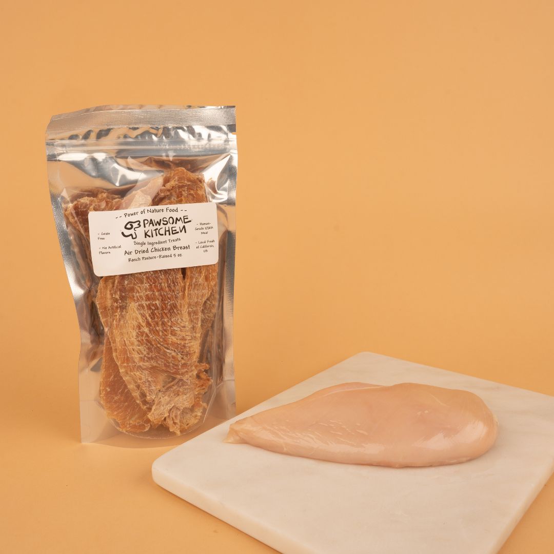 USDA Premium Handcrafted Dried Chicken Breast by Pawsome Kitchen