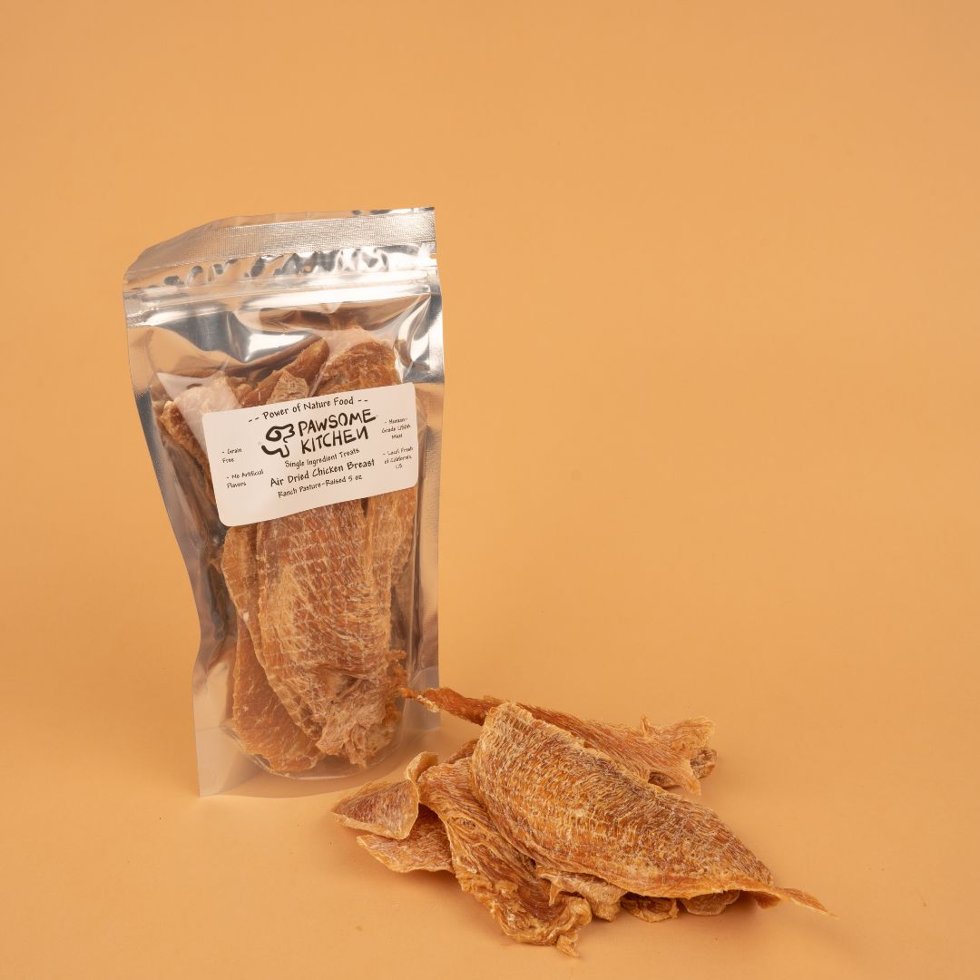 USDA Premium Handcrafted Dried Chicken Breast by Pawsome Kitchen