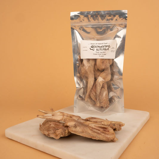 Premium Freeze Dried Half Quail by Pawsome Kitchen